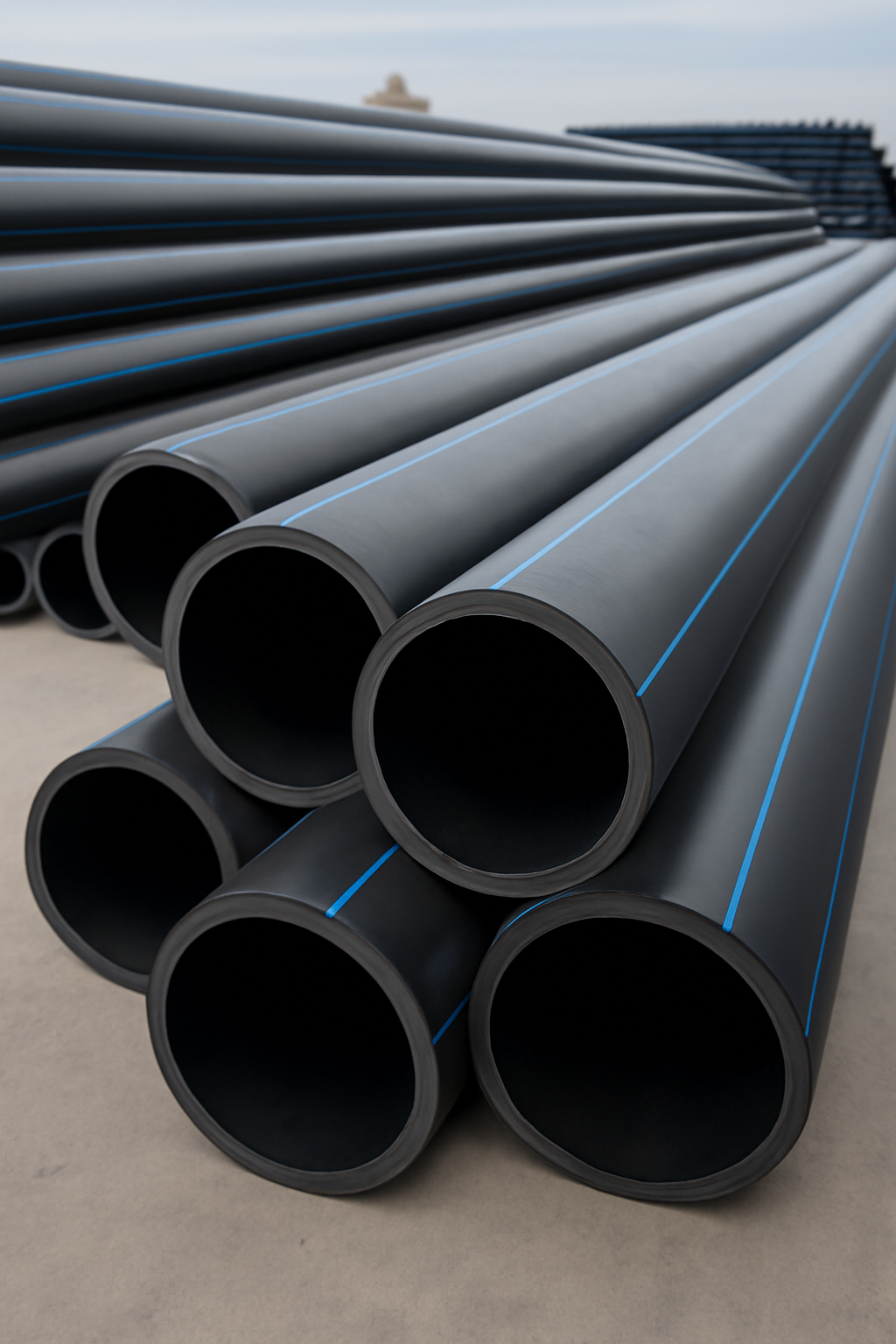 HDPE Pipe Tuyau en PEHD