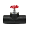 SDR11 PN16 HDPE100 Vanne d'arrêt pour systèmes de plomberie et d'eau