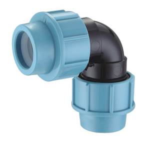 Coude 90° en PP noir pour utilisation en PEHD
