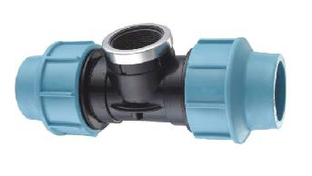 Té femelle en PP durable pour un branchement fiable des tuyaux en forme de T