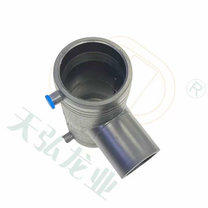 Té égal à fusion bout à bout par électrofusion HDPE100 pour l'approvisionnement en eau HDPE100