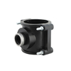 Distribution d'eau de selle de collier de compression PE HDPE