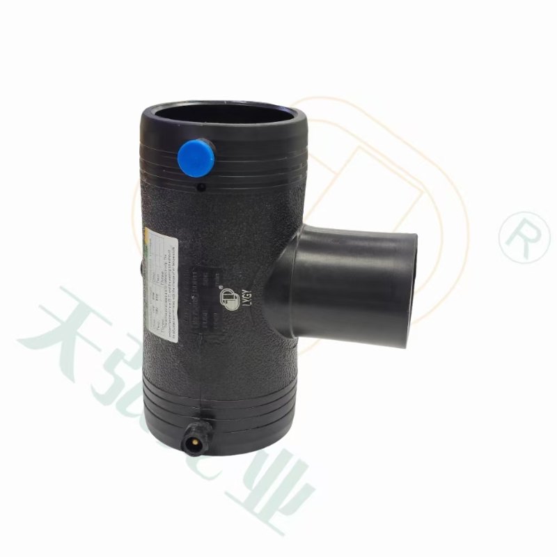 Té égal à fusion bout à bout par électrofusion HDPE100 pour l'approvisionnement en eau HDPE100