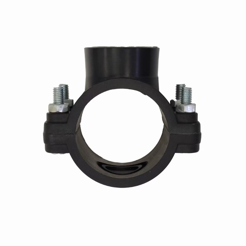 Selle de serrage sans fuite en PEHD de 20 à 110 mm pour l'eau