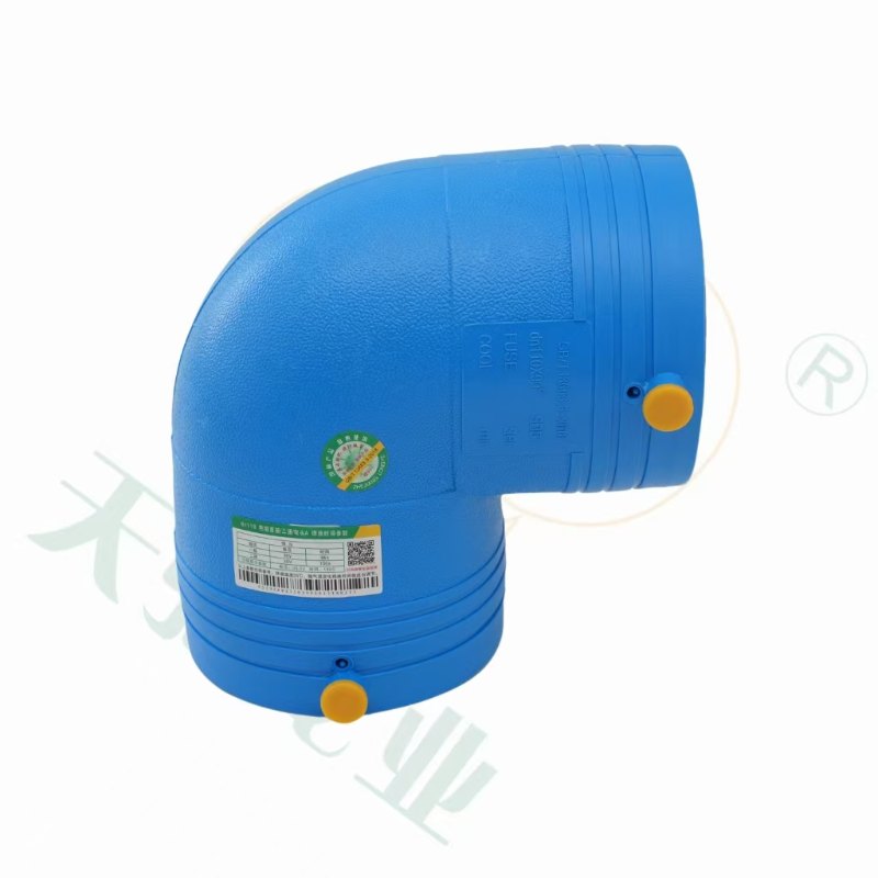 Coude à 90 degrés par électrofusion HDPE/PE100 pour conduite d'eau